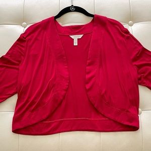 Soma Red Quarter length sleeve cardigan